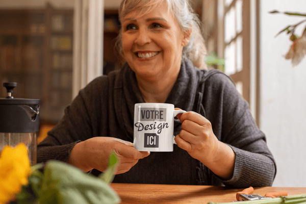 Un mug comme cadeau pour la fête des mères.