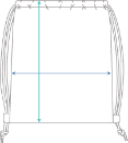 Sac de gym (Coton Bio) Dimensions